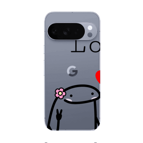Google Pixel 10 Pro Love 1 Transparent Silicone TPU Θήκη